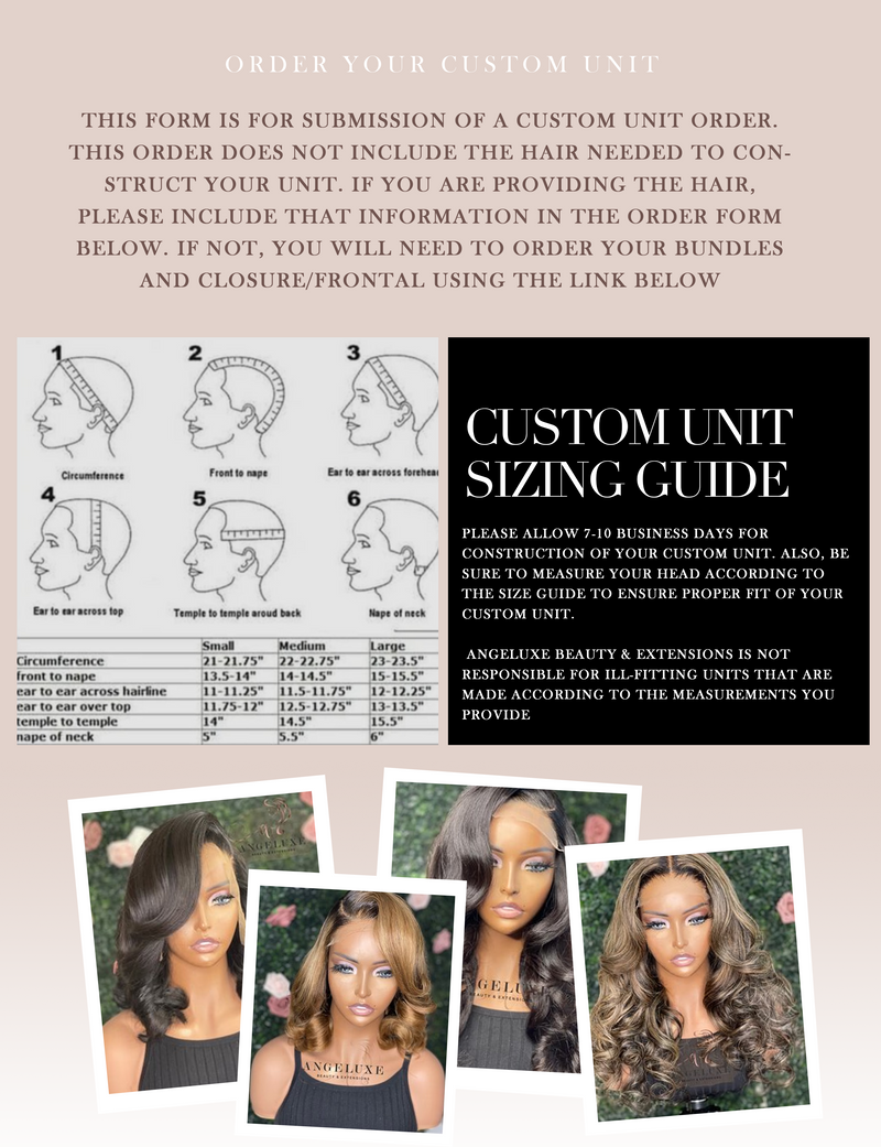 Order a Custom Unit